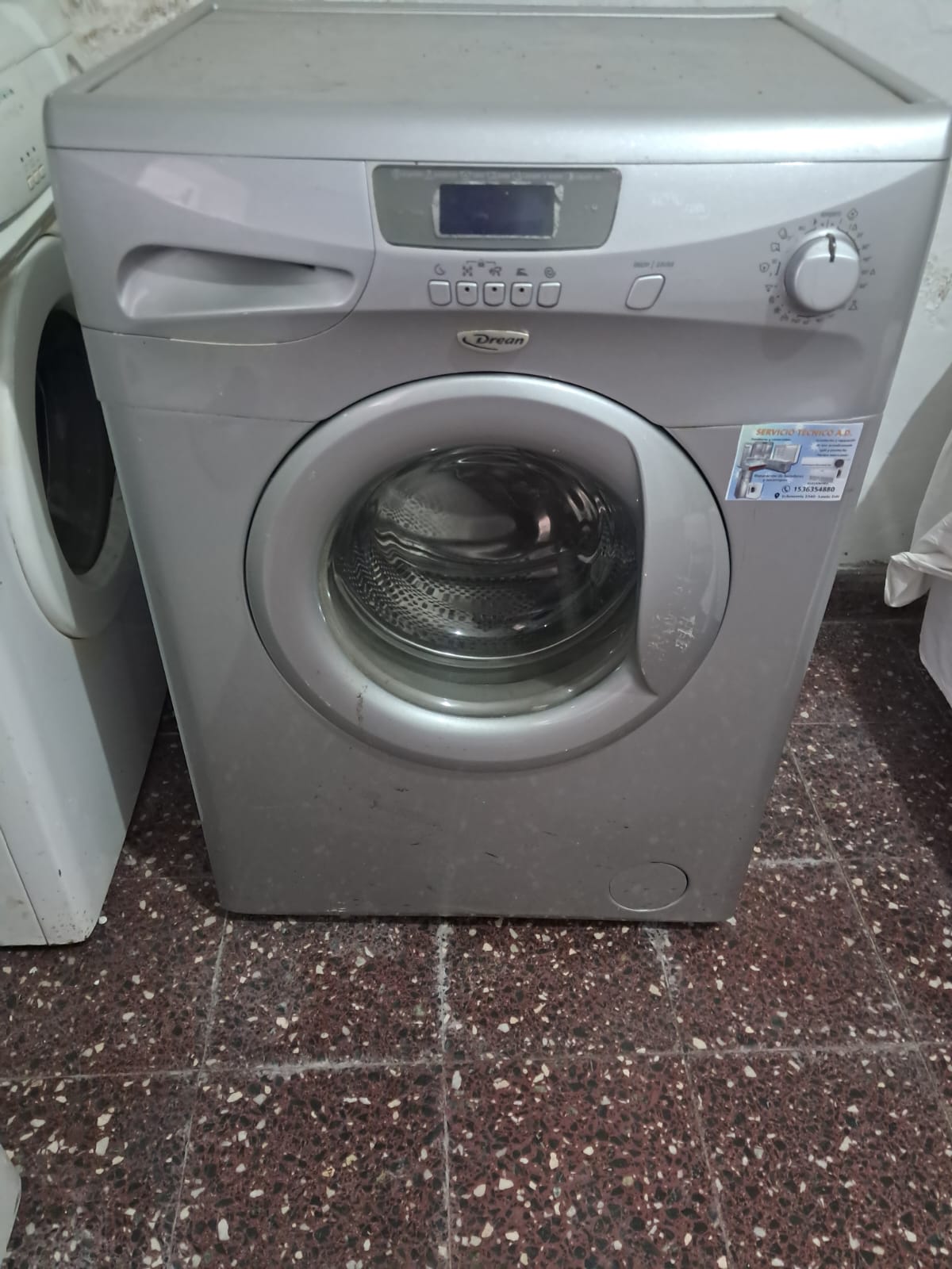 Lavarropas Drean reparado con garantía de Servicio Técnico A.D.